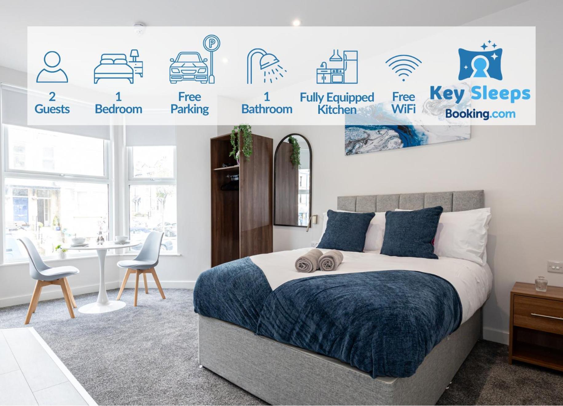 Morecambe Bay Studio Flats Free Parking Beach Front المظهر الخارجي الصورة